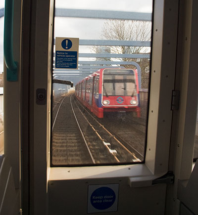 Looking forward from DLR B92 unit