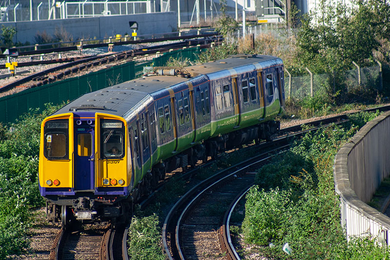 Class 313109 North Woolwich to Richmond